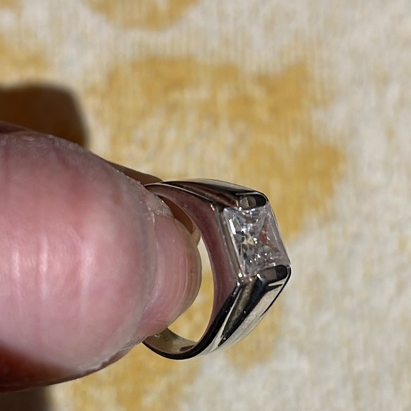 Young Men’s Vintage 1950s Sterling Silver Pinky Ring - Picture 3 of 6